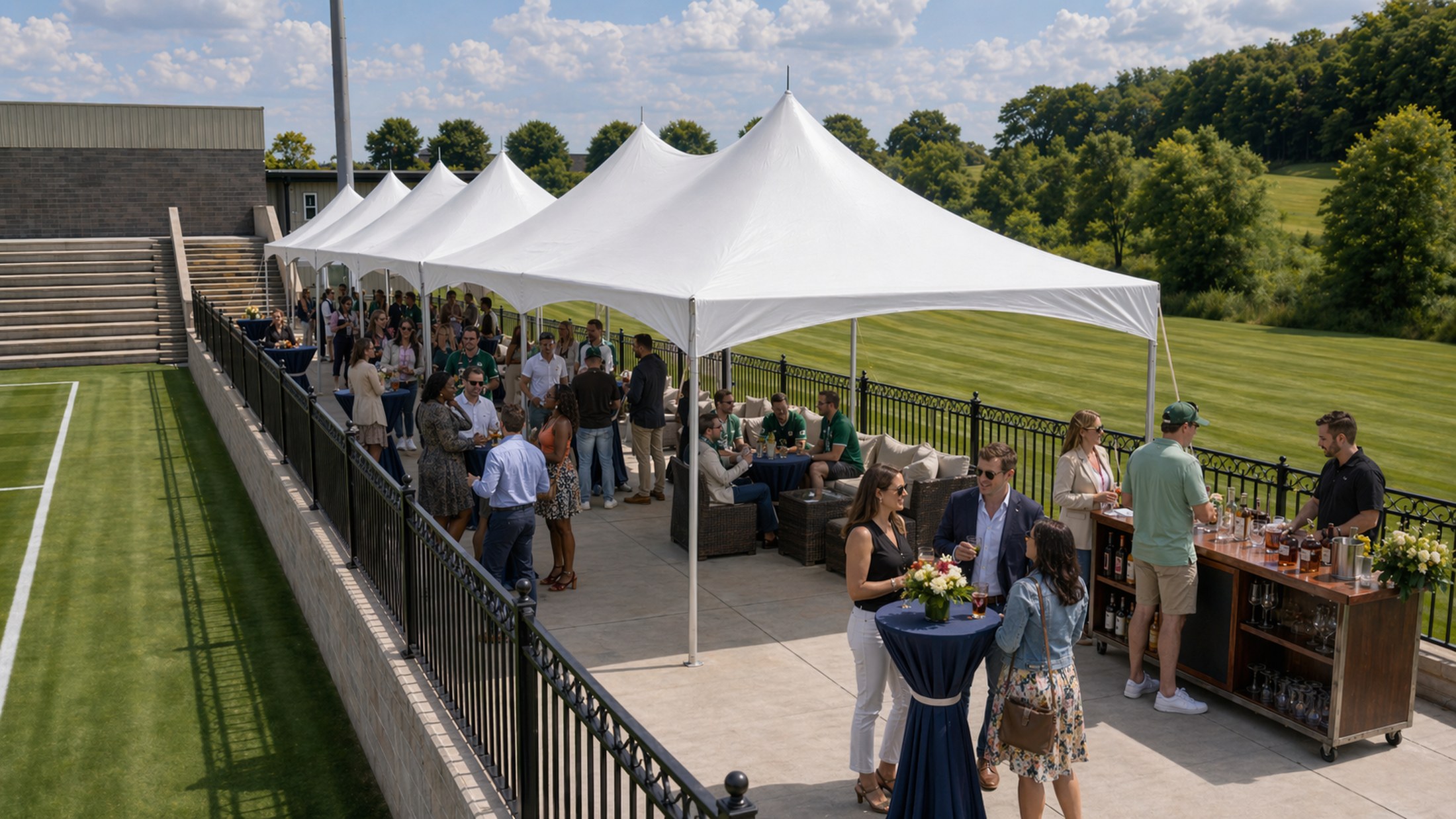 South Stage hospitality at GE Vernova Park